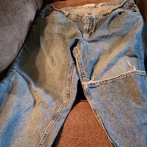 Faded Glory Blue Relaxed Jeans Classic Style